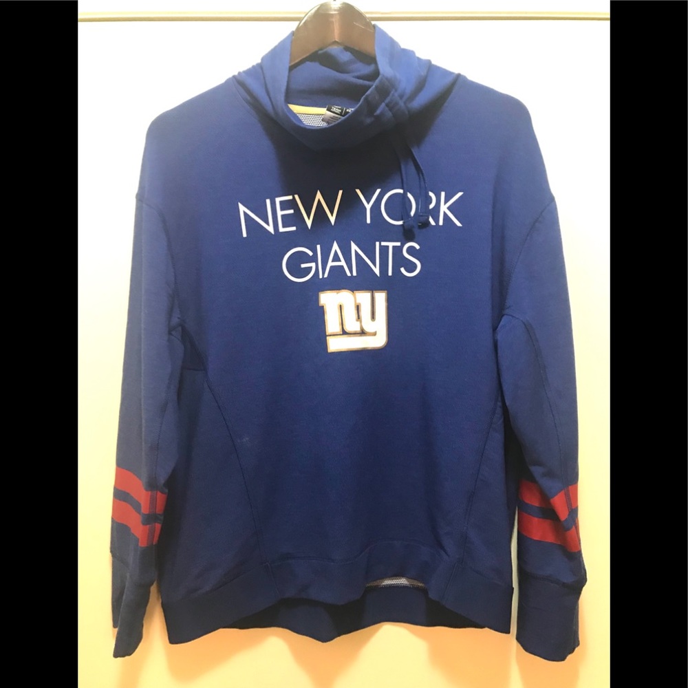NIKE NEW YORK GIANTS NFL WOMENS COWEL DRI FIT - Picture 2 of 8